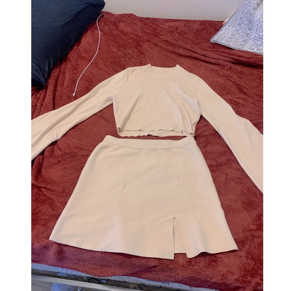Oatmeal Sweater set